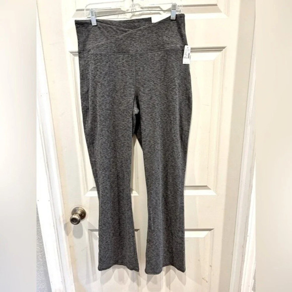 Maurices Gray Super High Rise Luxe Bootcut‎ Leggings size L - Picture 1 of 7